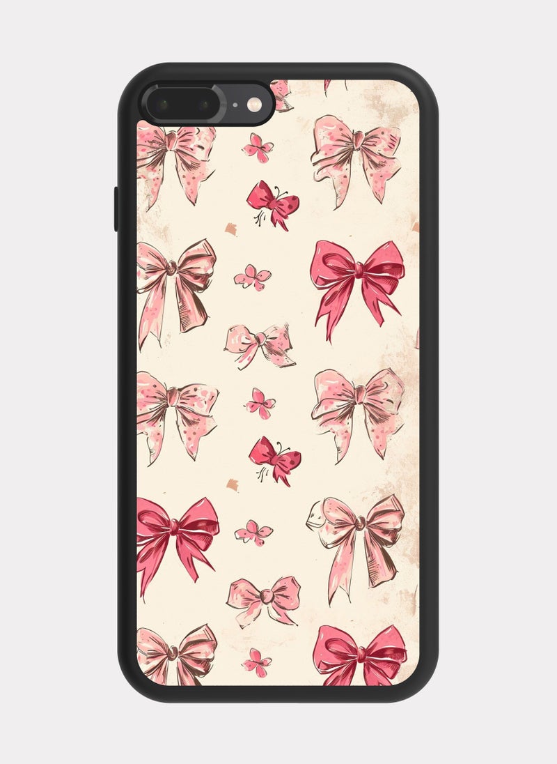 PXLAAT iPhone 8 Plus case cover Bow Pattern  - Image 1