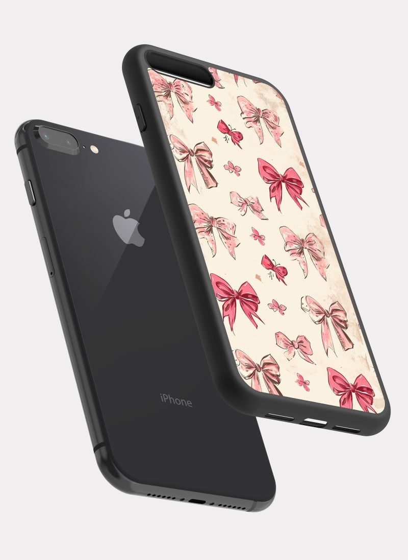 PXLAAT iPhone 8 Plus case cover Bow Pattern  - Image 2