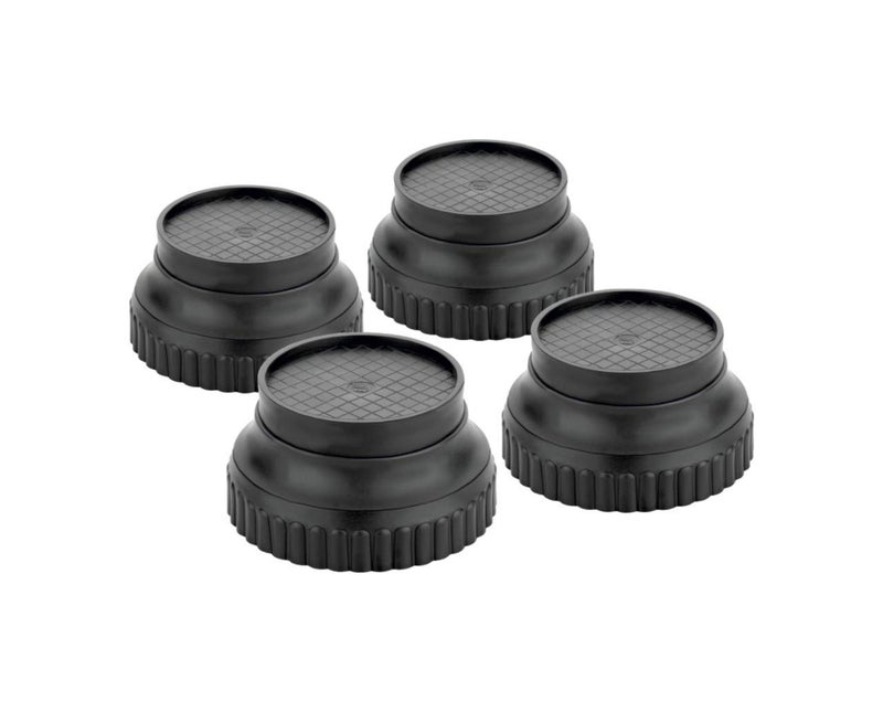 LEAWALL LEAWALL MultiPurpose 4 Pieces Round Plastic LegsFoot and Stand for Almirah Wardrobe Refrigerator Sofa Sleeping Bed Dinning Table and Dressing Table - Image 1