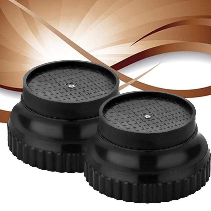 LEAWALL LEAWALL MultiPurpose 4 Pieces Round Plastic LegsFoot and Stand for Almirah Wardrobe Refrigerator Sofa Sleeping Bed Dinning Table and Dressing Table - Image 2