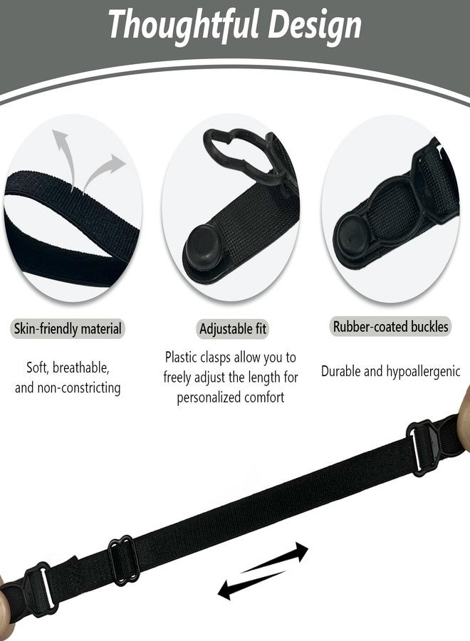 Zoolinn Mask Ear Saver Straps Set of 12 - Adjustable Face Mask Extender Holders for Ears, Elastic Back-of-Head Mask Clips for Adults & Kids - Image 2