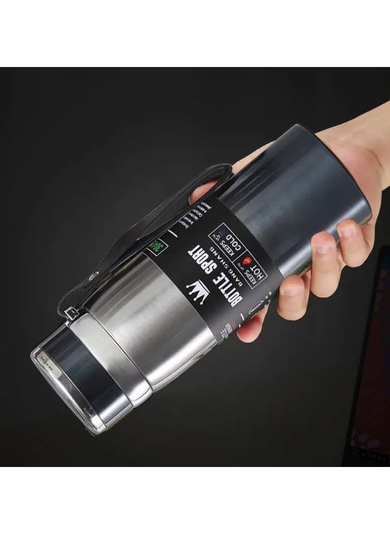 QSHOP® Stainless Steel Vacuum Insulated Thermal Bottle, Leak Proof BPA Free Travel Coffee Tea Sports Bottle Keep Drinks Hot or Cold - pzsku/ZD935F89AE4FC0DA42420Z/45/_/1733136551/883b94b9-fd53-42fa-a2db-c46bb601b9b7