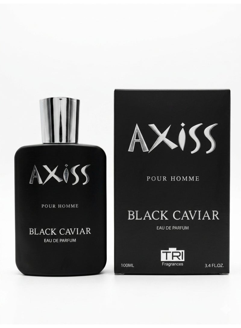 عطررجالي فخم بلاك كافيار أو دو برفيوم 100 مل - Image 1