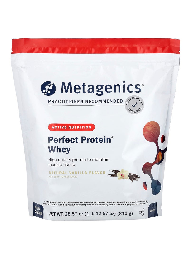 Metagenics Perfect Protein® Whey, Natural Vanilla , 1 lb 12.57 oz (810 g)