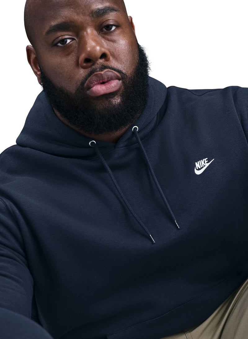 Nike Club Brushed Pullover Hoodie - Image 3