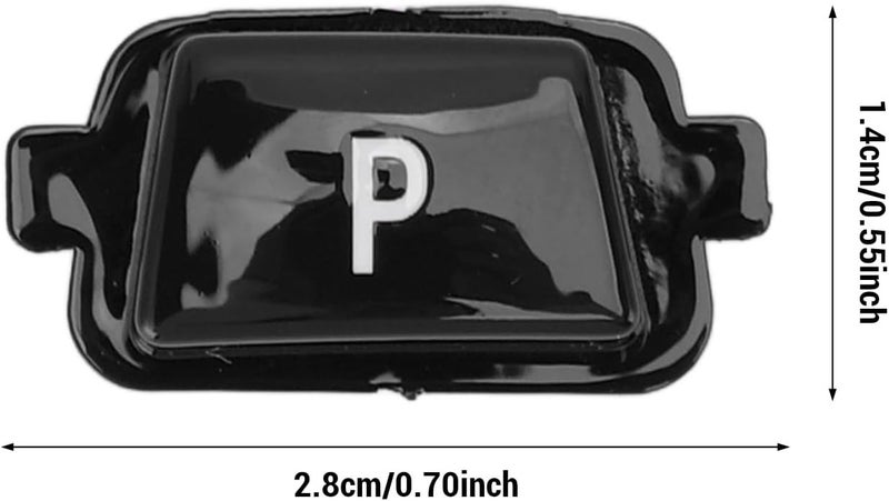 Gear Shift P Button Replacement, Sporty Gear Shift Knob Lever for 1 2 3 4 5 6 7 Series, Includes X3 X4 X5 X6 Models - High - Grade ABS Material, Easy Installation, Durable and (Black) - Image 2