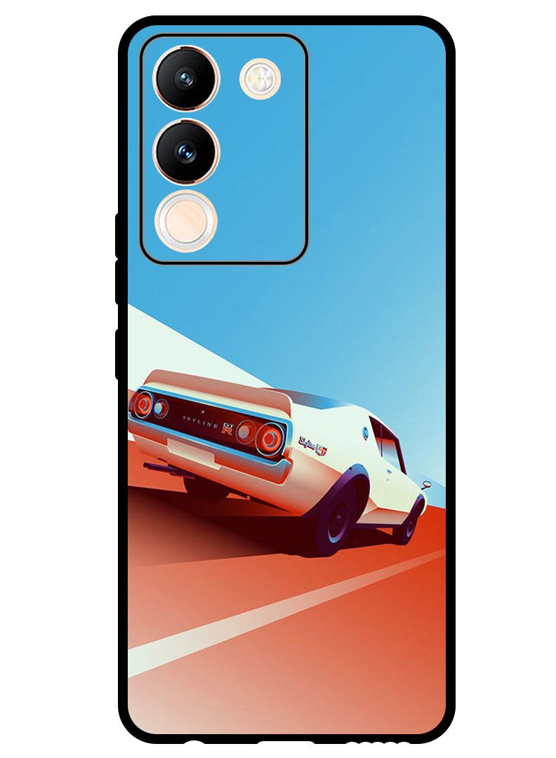 Theodor Protective Case Anti Scratch Shock Proof Bumper Cover For Vivo V29e Nissan Skyline - Image 1