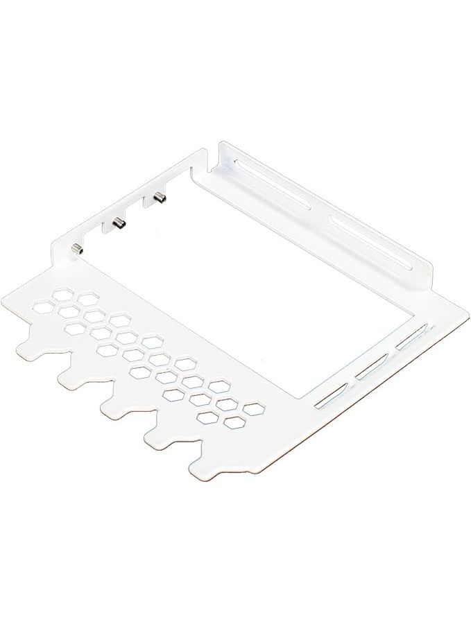SXJ I Vertical GPU Holder Metal Angle Converter Bracket Rack For Desktop PC Case Internal Angle Conversion Stand White - Image 1