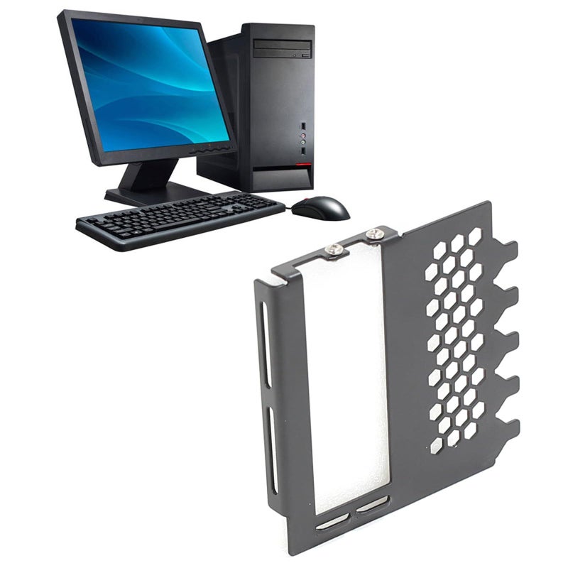SXJ I Vertical GPU Holder Metal Angle Converter Bracket Rack For Desktop PC Case Internal Angle Conversion Stand White - Image 3