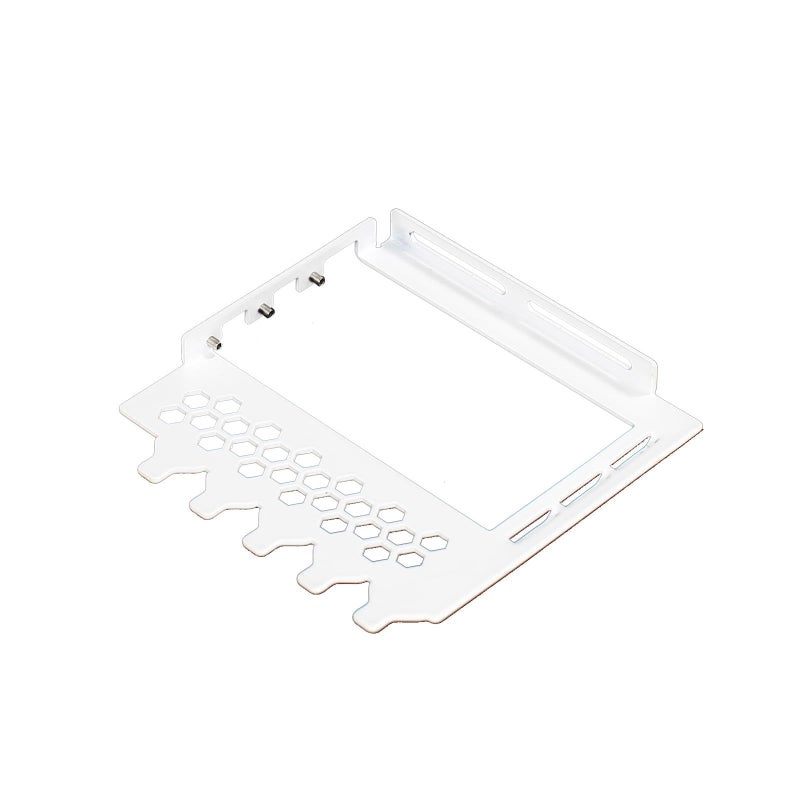 SXJ I Vertical GPU Holder Metal Angle Converter Bracket Rack For Desktop PC Case Internal Angle Conversion Stand White - Image 2