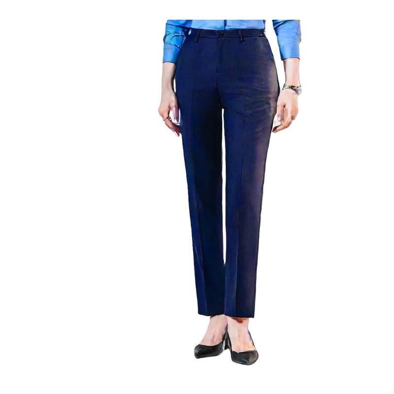 Men's Business Formal Trousers with Elastic Waistband for Office - Image 5