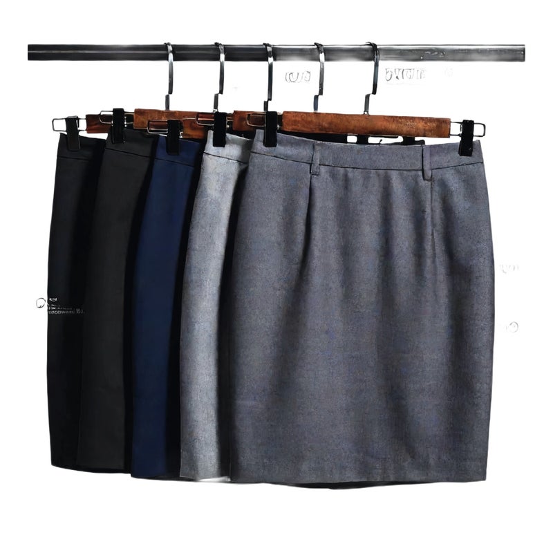 Men's Business Formal Trousers with Elastic Waistband for Office - Image 2