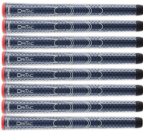 Winn Set of 8 WINN DRI-TAC STANDARD Golf Grips - Non-Slip & Cushioned Comfort - Moisture-Wicking & Shock Absorption - AVS Technology - Hand Alignment & Lighter Grip Pressure - Tacky in All Weather - Image 3