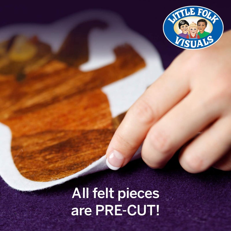 Little Folk Visuals Fruits and Vegetables Combo Precut Flannel/Felt Board Figures, 34 Pieces Set - Image 4