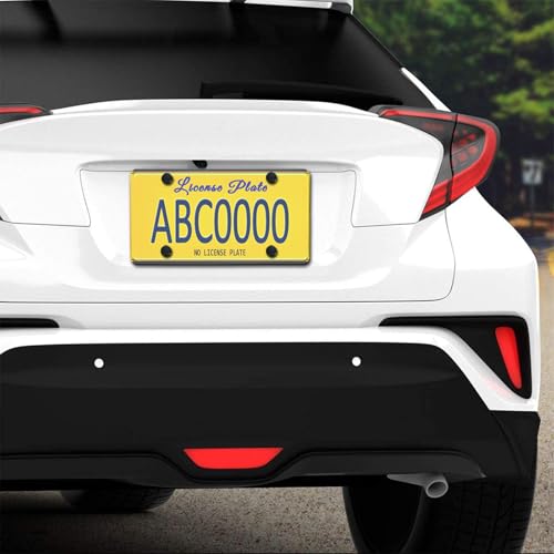 ZXFOOG 2 Pack License Plate Covers- Clear Flat License Plate Cover, Novelty Unbreakable Car Tag Frame Protector for Vehicles/Trucks, with Screws, Black Caps, Rattle Proof Pads, Tire Valve Caps - Image 4