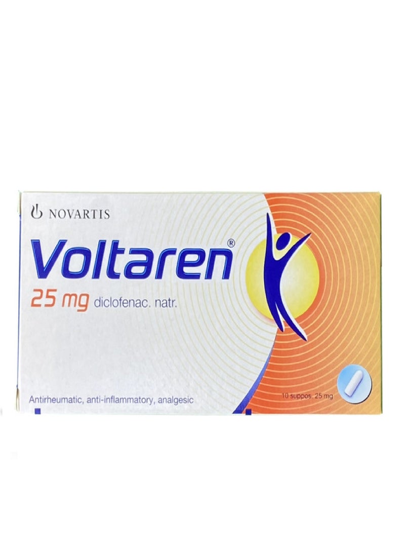 NOVARTIS - VOLTAREN 25MG SUPPOS.10's - Image 1