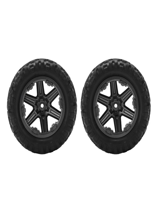 2pcs Remote Control Car Rubber Tyres with Hex Adapter for 1/8 1/10 High Speed Off Road Car Series - Image 5