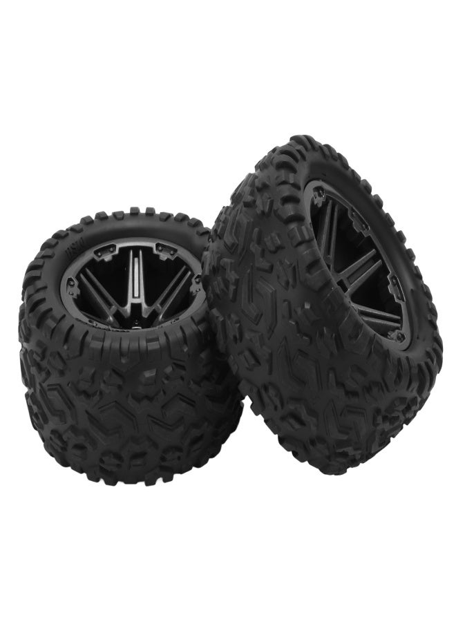 2pcs Remote Control Car Rubber Tyres with Hex Adapter for 1/8 1/10 High Speed Off Road Car Series - Image 4