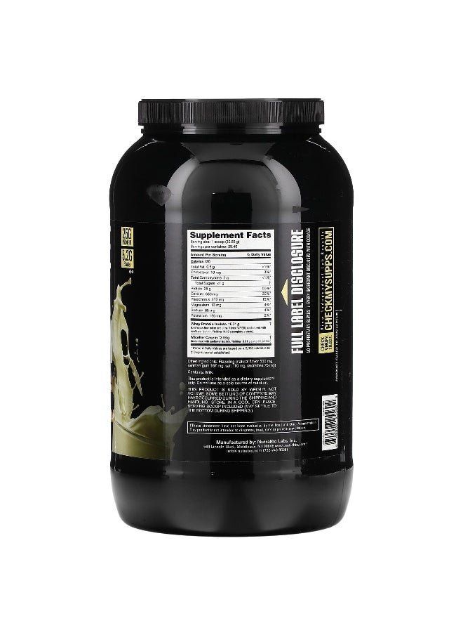 NutraBio NutraBio, Muscle Matrix Protein, Alpine Vanilla, 2 lb (907 g)  - Image 2