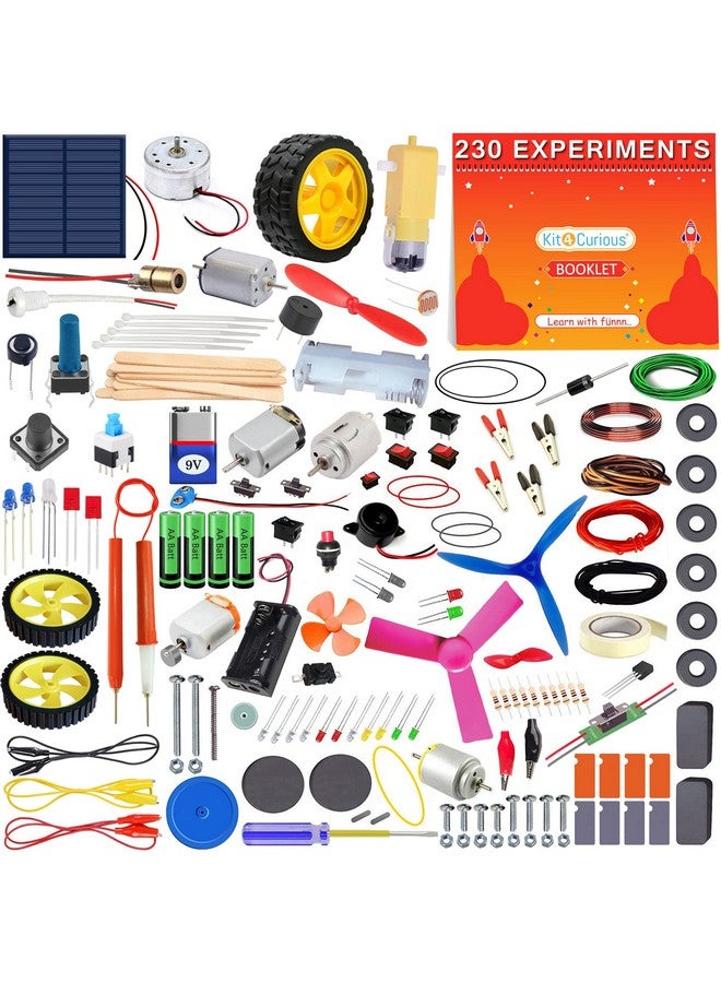 Kit4Curious Kit4Curious 230 Diy Projects Science & Fun Innovation Stem Activity Kit With Booklet And Tutorial  - Image 1