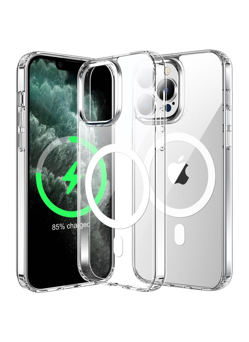 Magsafe Magsafe Case for iPhone 14 Pro Max Magsafe Clear Cover Magnetic Wireless Charging Support, Shockproof Protection, Scratch-Resistant  - Image 1
