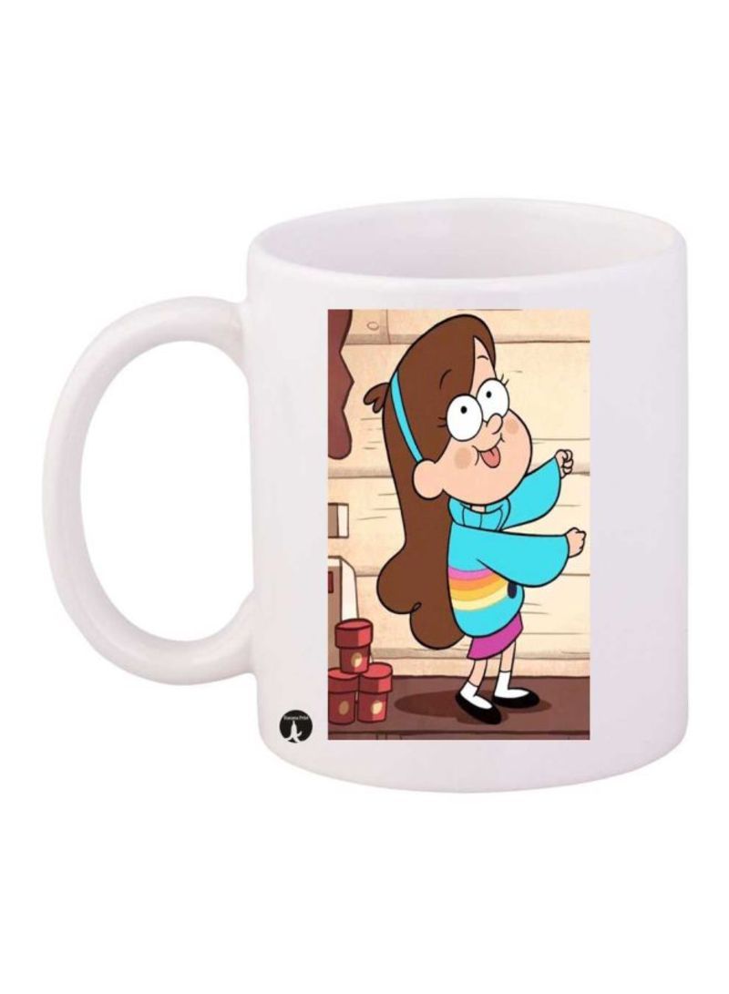 RKN Gravity Falls Printed Mug White/Blue/Brown Standard Size