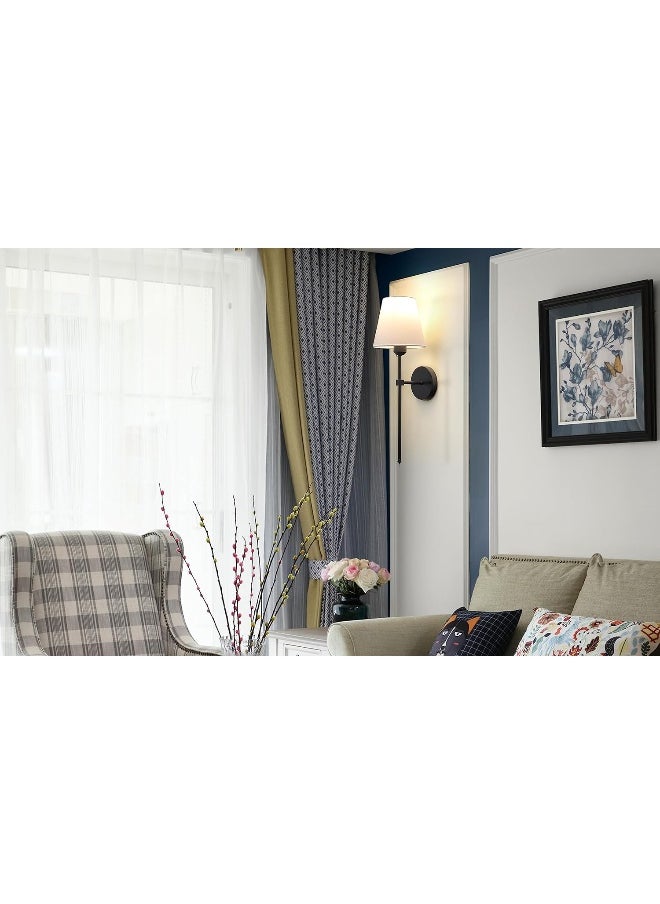 Generic - Wall Sconces Battery Operated Wall Lights Set Of 2 No Wiring Required For Sconces Remote Control Wall Light Dimmable Farmhouse Wall Lamp For Bedroom Mirror Living Room - Image 1