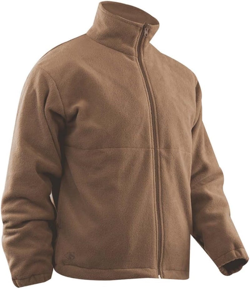 TRU-SPEC Men's Polar Fleece Jacket, Coyote, Medium Long - Image 1