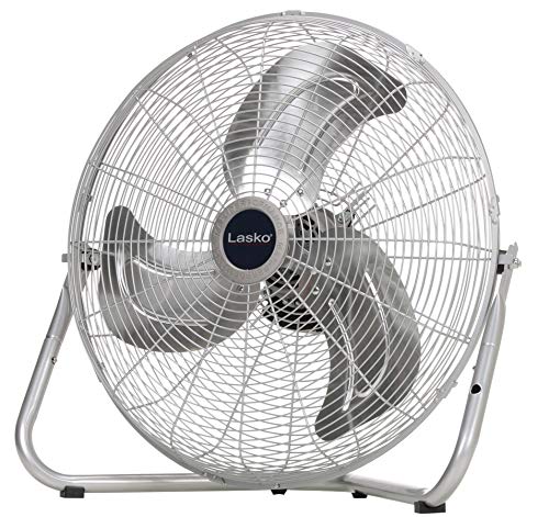 Lasko 20" Silver High Velocity Wall Mount Fan with Pivoting Head - 3 Speeds, Ideal Wall Mount Fan or Floor Fan for Home, Garage, Attic, 2265QM - Image 4