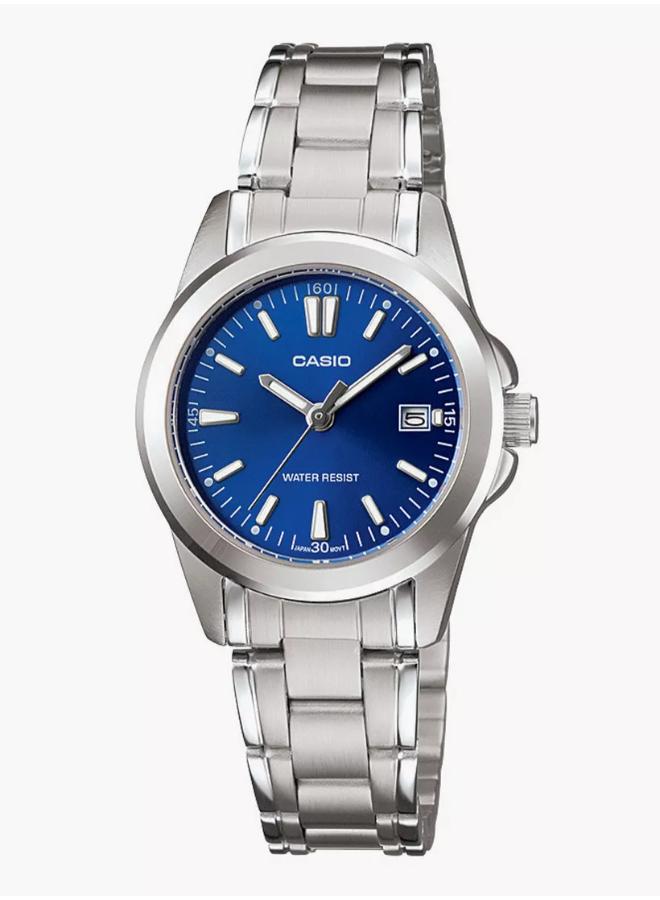 CASIO Women's Stainless Steel Analog Watch LTP-1215A-2A2DF - 28 mm - Image 1