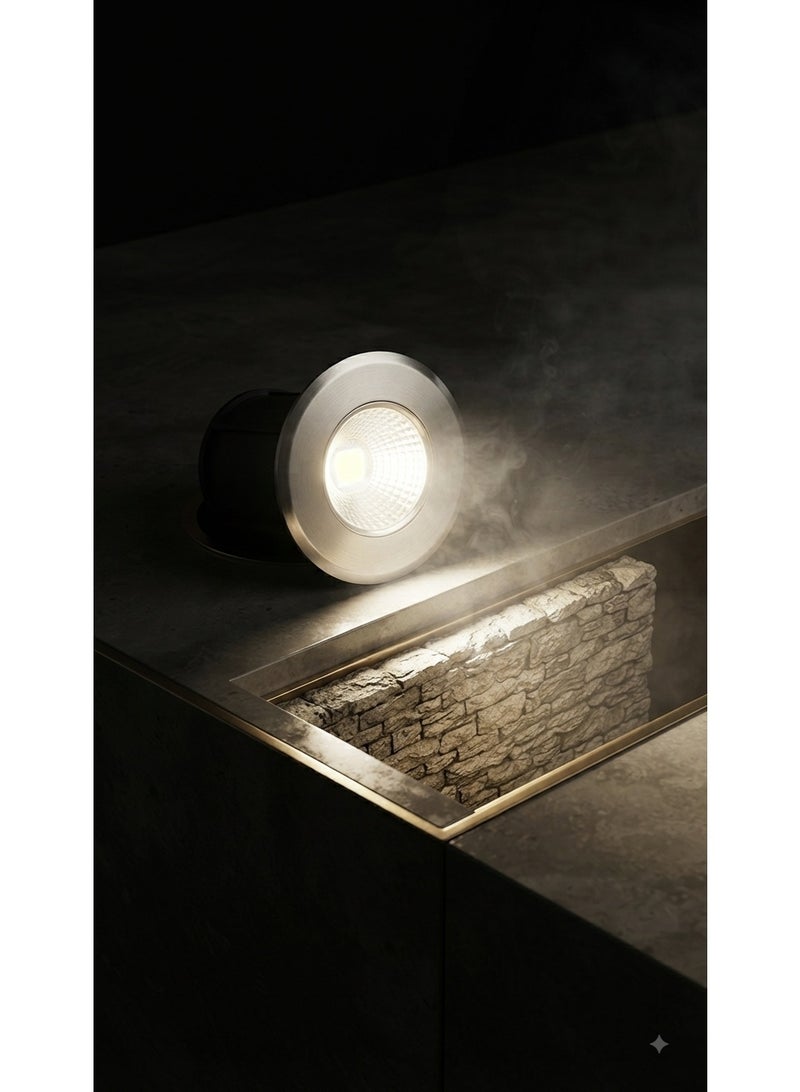 Compact 1W LED spotlight, energy-efficient lighting for modern decor - Image 2