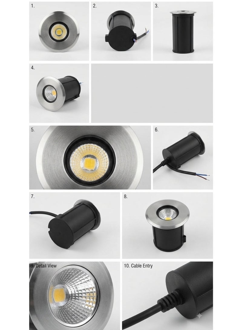 Compact 1W LED spotlight, energy-efficient lighting for modern decor - Image 3