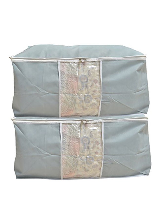 نيبمينينت حقيبة تخزين من قطعتين . رمادي 65 x 47 33سم - Image 1