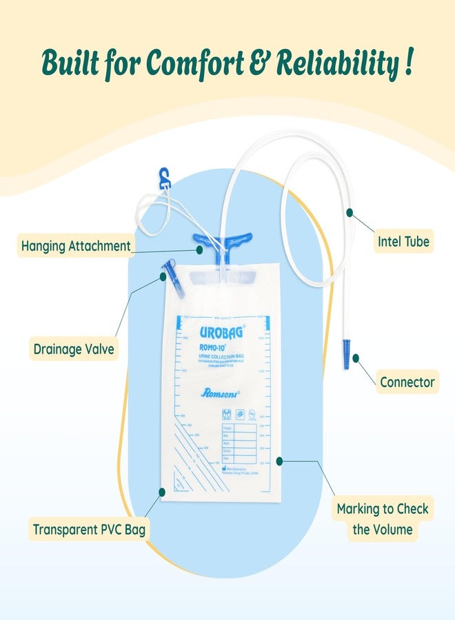 رومسونز أكياس جمع البول للاستخدام مرة واحدة من رومسونز رومو 10 (5 قطع) - Image 5