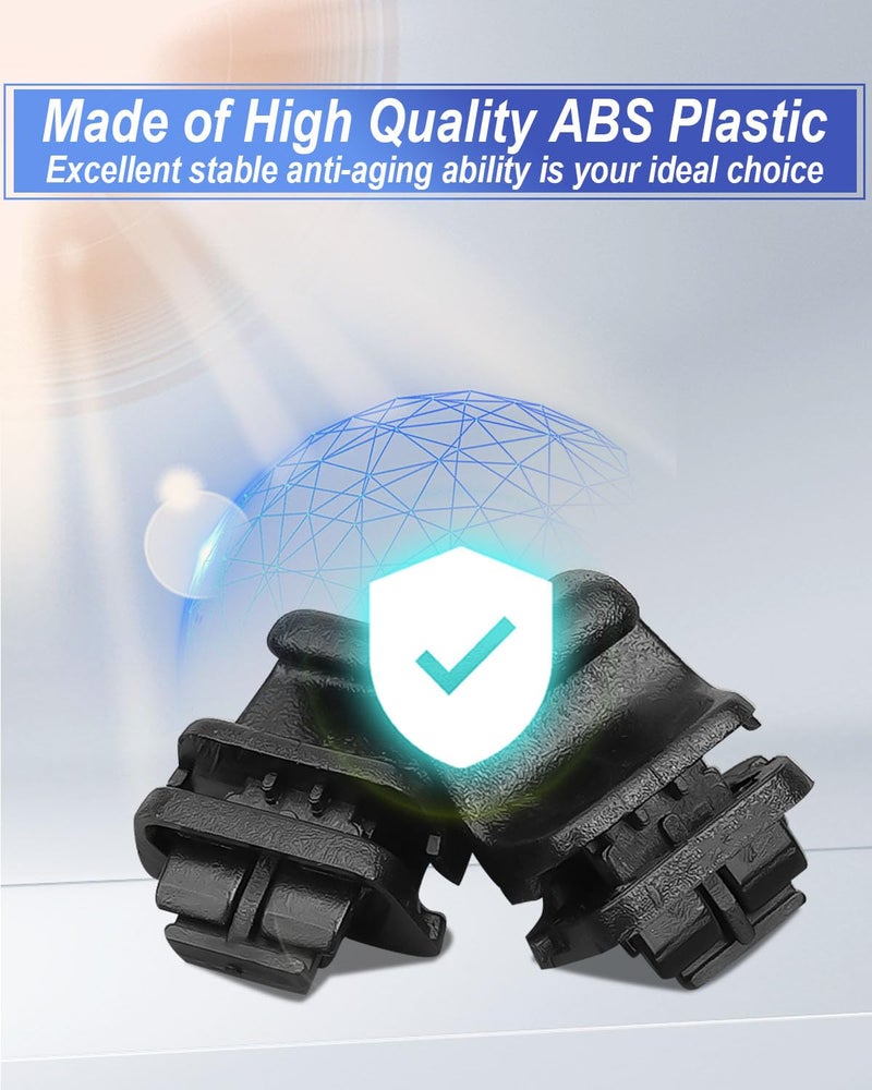 تيكساينس 2 قطعة خطاف ستارة الباب الخلفي مناسب لهيونداي باليسايد 2020 2021 2022 استبدال 83917S8000CA 83917S8000، خطاف ستارة شمسية داخلية - Image 4