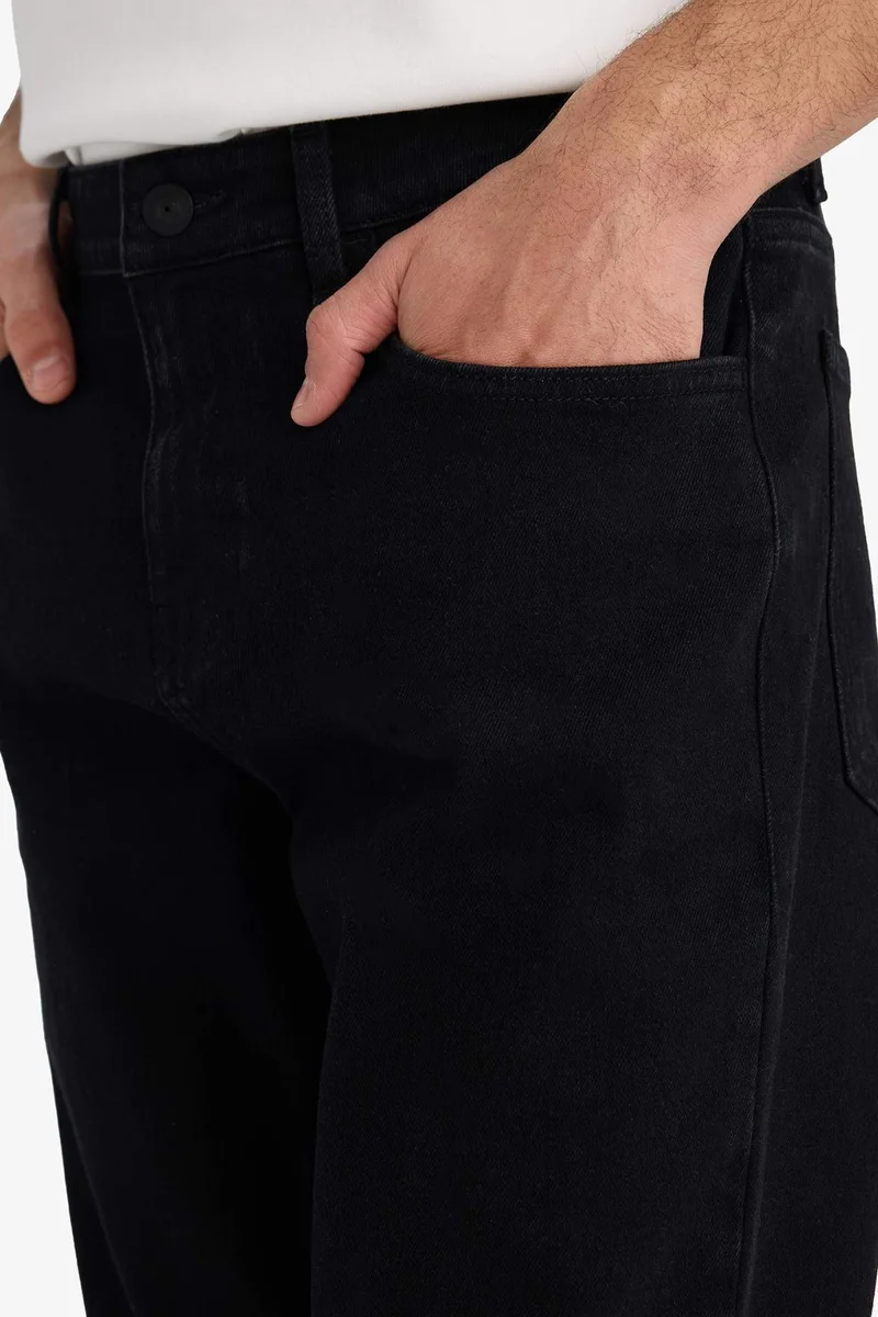 Defacto  Diago Comfort Fit High Waist Straight Leg Jeans for Men | Best Price UAE
