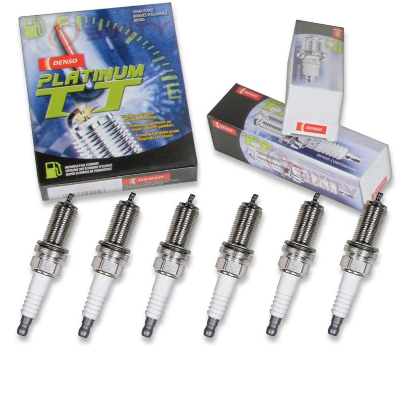 6 PCSNEW DENSO 4503 PLATINUM T T Spark Plugs PK16TT