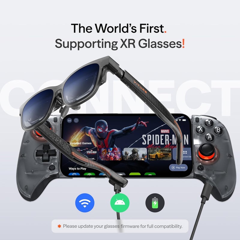 VITURE x 8BitDo Ultimate Mobile Gaming Controller – World’s First for XR Glasses | USB-C Connection for Minimum Latency, Hall Effect Sticks, Charge While Playing, Pro Performance for Android 13+ - Image 2
