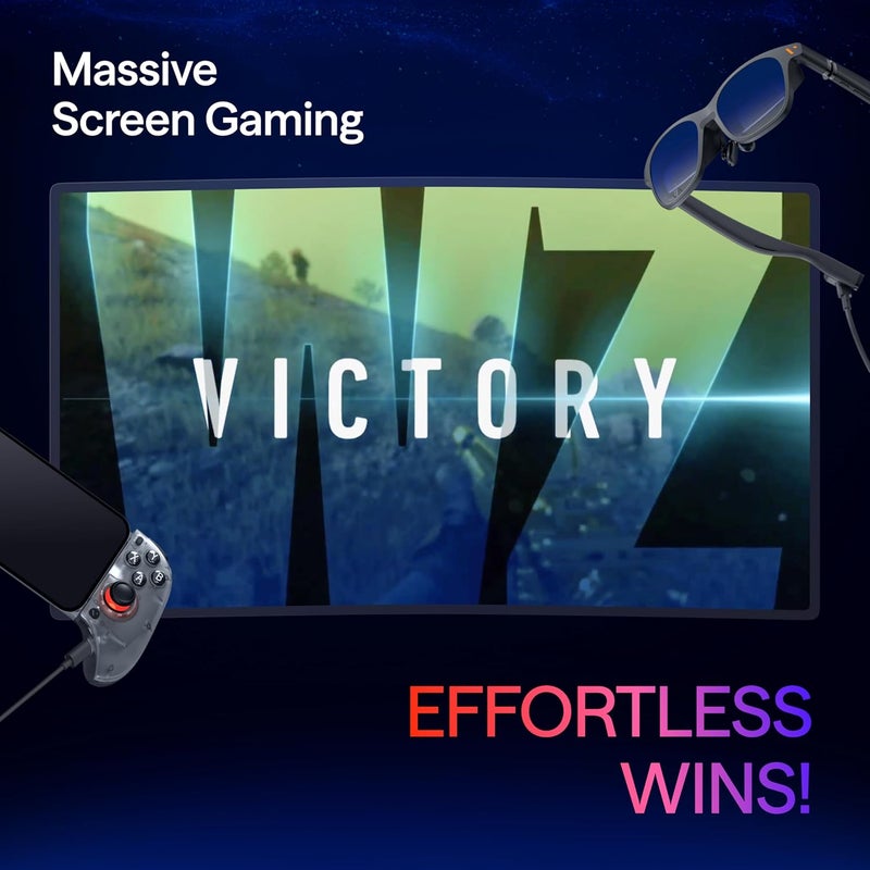 VITURE x 8BitDo Ultimate Mobile Gaming Controller – World’s First for XR Glasses | USB-C Connection for Minimum Latency, Hall Effect Sticks, Charge While Playing, Pro Performance for Android 13+ - Image 4