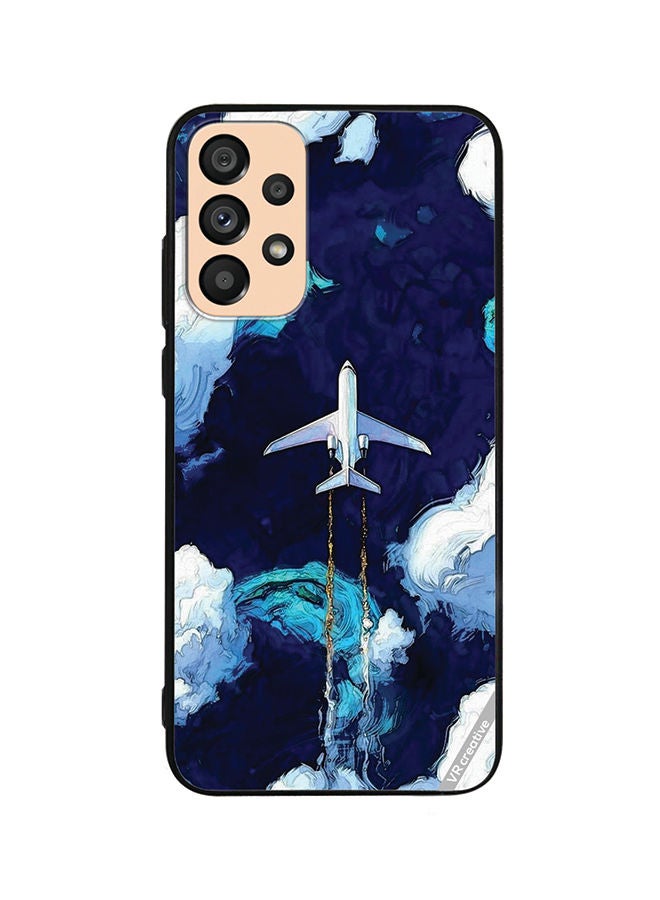 VR CREATIVE Protective Case Cover For Samsung Galaxy A23 Aeroplane Design Multicolour - Image 1