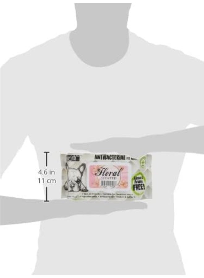 Absolute Holistic Absorb Plus Antibacterial Wipes Floral 80 sheets - Image 4