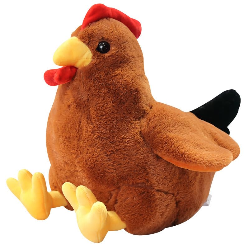 Ryttir Large Chicken Plush - 17.7" Extra Soft Chicken Stuffed Animal Hugging Pillow with Rotund Belly,Safety Nursery Decor & Sensory Comfort,Cuddle Companion for Kids(Valentine Gender Neutral Gift) - Image 1