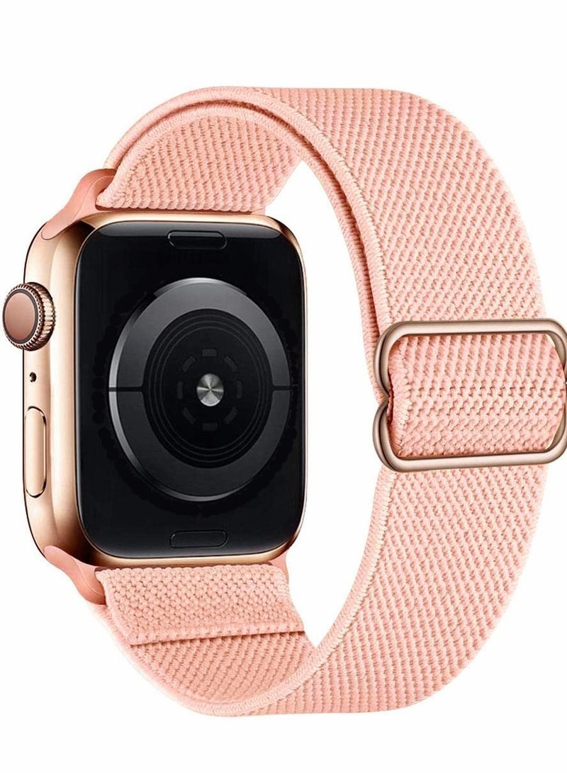 Y&D Stretchy Solo Loop Strap Compatible with Apple Watch Bands 42mm 44mm 45mm, Adjustable Braided Sport Elastic Wristbands Women Men Straps for iWatch Series 7/6/5/4/3/2/1/SE, 3 Pcs - Image 5