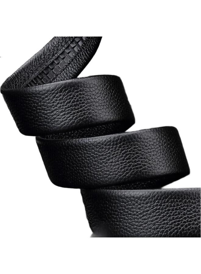 Williampolo Men'S Leather Belt With Automatic Buckle, Casual Waistband, Top-Grain Cowhide, Zodiac Year Gift - Image 2