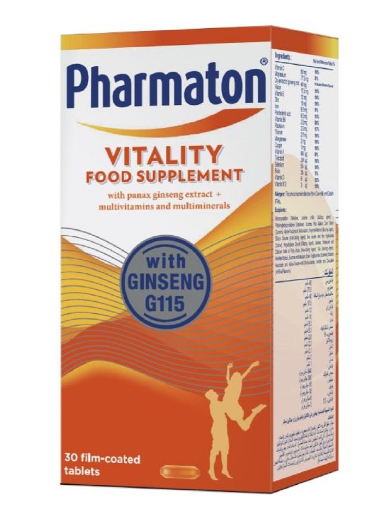 pharmaton vitality with ginseng g115 30cap - Image 1