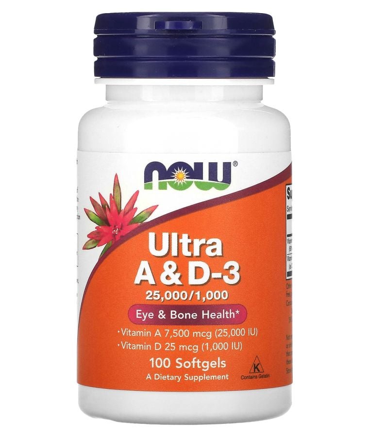 now Ultra A & D3 100 Softgels