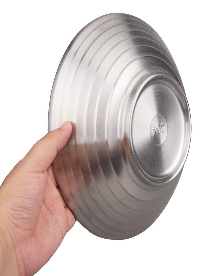 IMEEA Soup Bowls Ramen Bowls SUS304 Stainless Steel Bowl Double Walled Serving Bowl for Udon Soba Pho 9.5-Inch (2-Piece) - Image 5