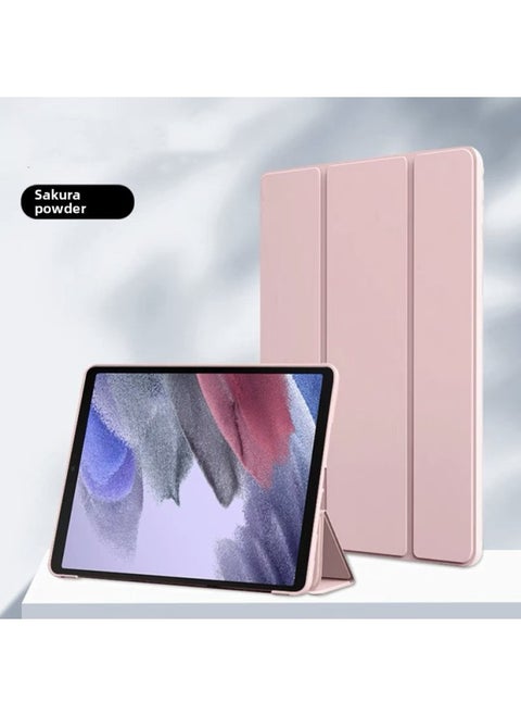 For Samsung Tab A7 T500 Protective Case A8/A9 All-inclusive Silicone A9plus Honeycomb Heat Dissipation Anti-drop Leather Case-Color:Pink-Applicable Model:Samsung Tab A8 2021 X 200/205