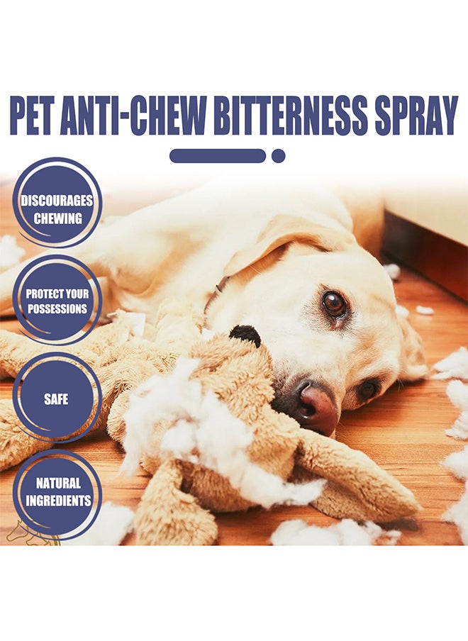 YEGBONG - Bitterness Spray For Dogs To Stop Chewing Behavior Corrector, Dog And Cat Deterrent Spray To Stop Scratching On Sofas And Furniture, Indoor And Outdoor Use, Safe And Non-Irritation 50ML - Image 1