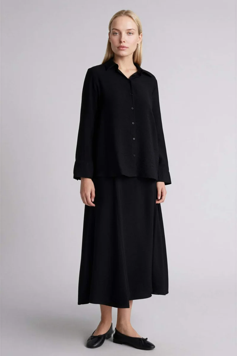 ديفاكتو Regular Fit Long Sleeve Shirt